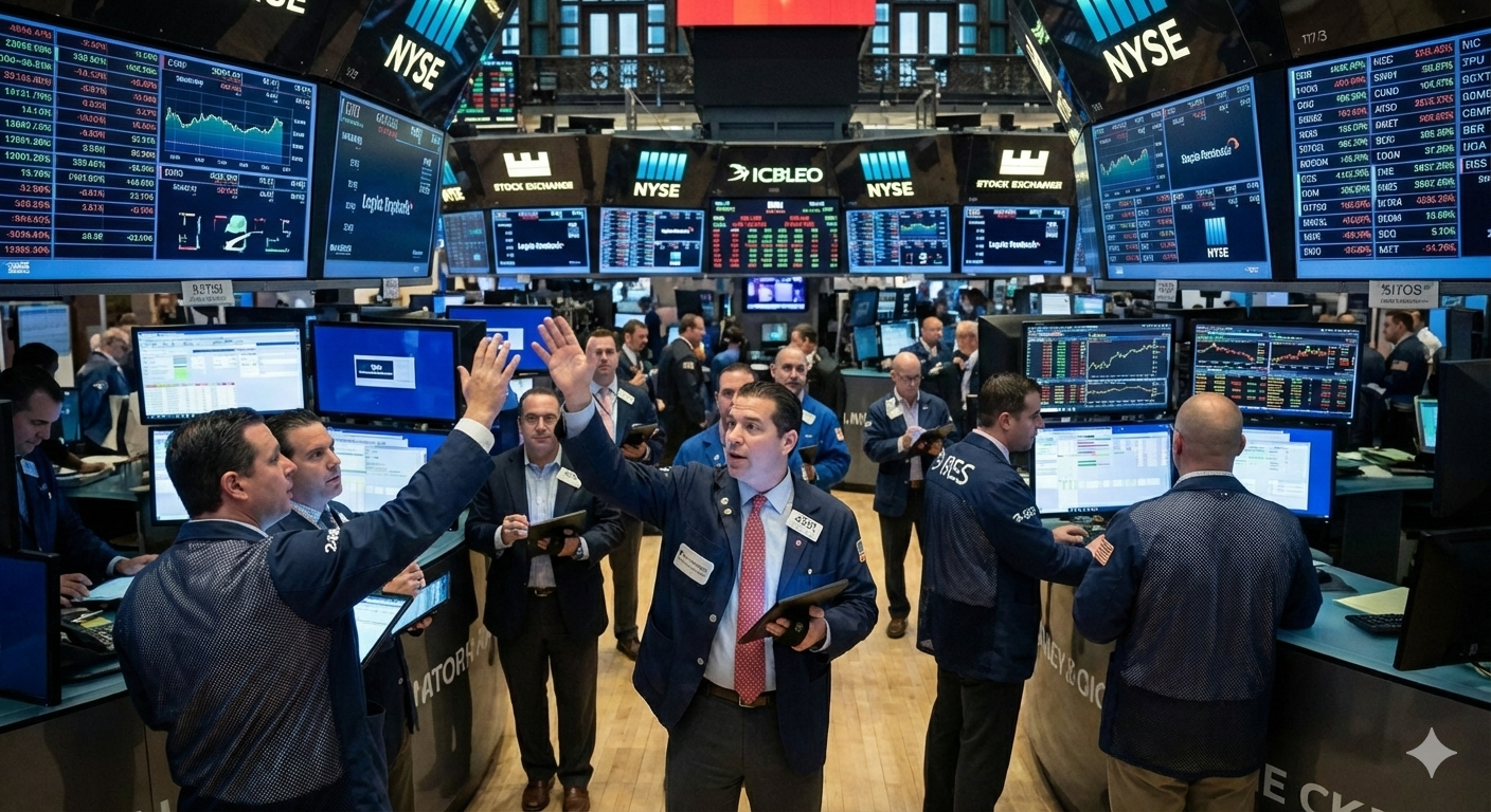 Traders na Bolsa de Valores de Nova York, um ambiente dinâmico. Ganhe dinheiro com ChatGPT: veja como!