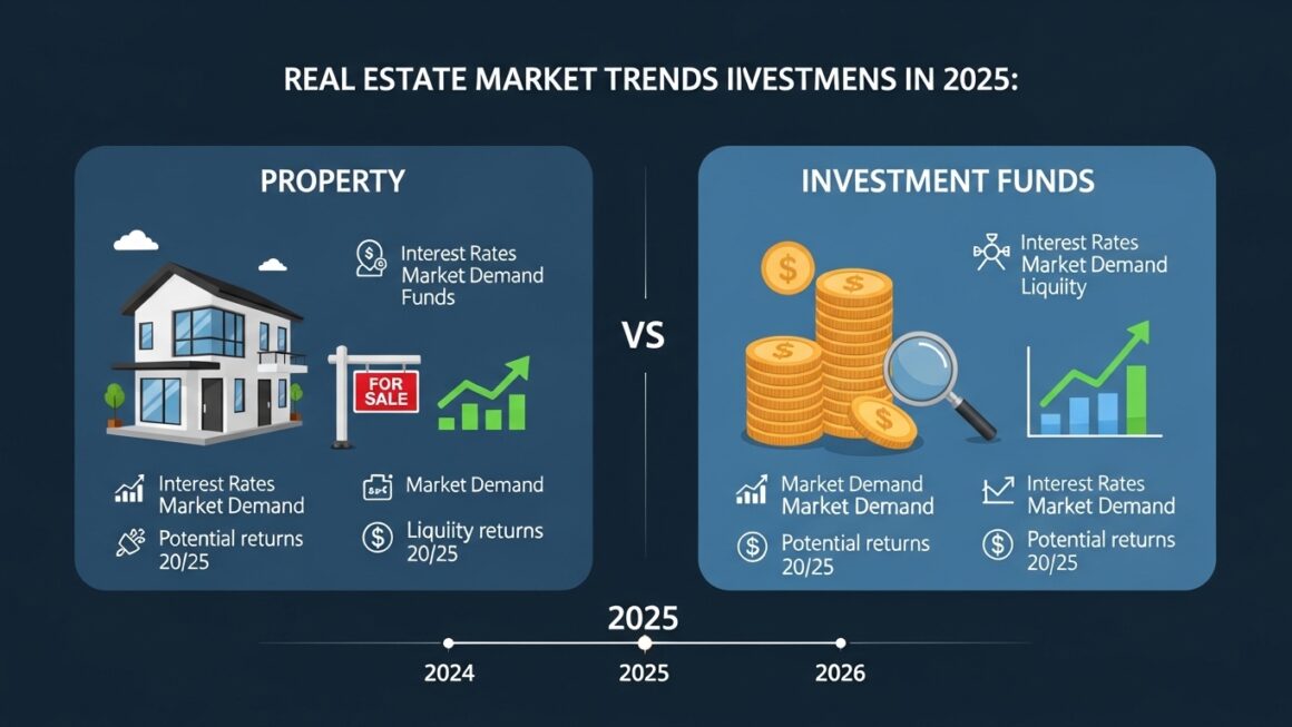 Tendências do Mercado Imobiliário em 2025: Imóvel vs. Fundos de Investimento