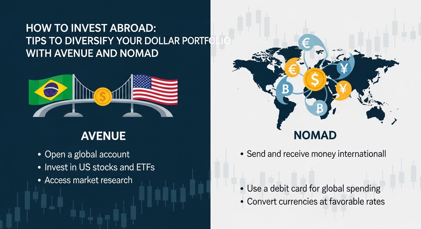 Como Investir no Exterior: Dicas para Diversificar sua Carteira em Dólar com a Avenue e Nomad