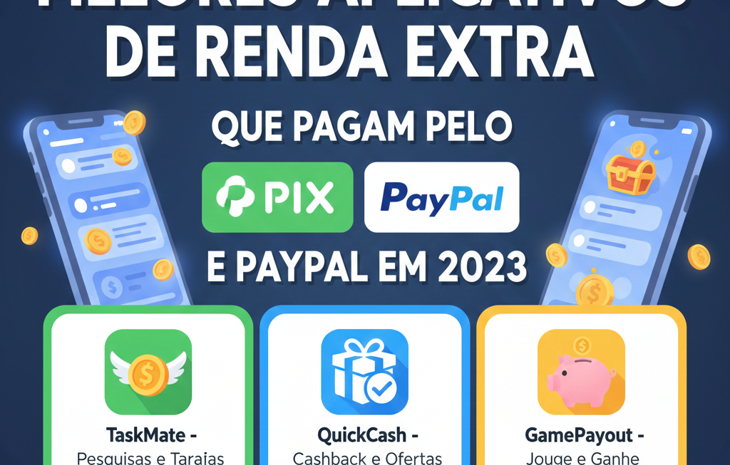 Melhores Aplicativos de Renda Extra que Pagam pelo Pix e PayPal em 2023