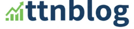 Logotipo do TTN Blog com gráfico de crescimento verde