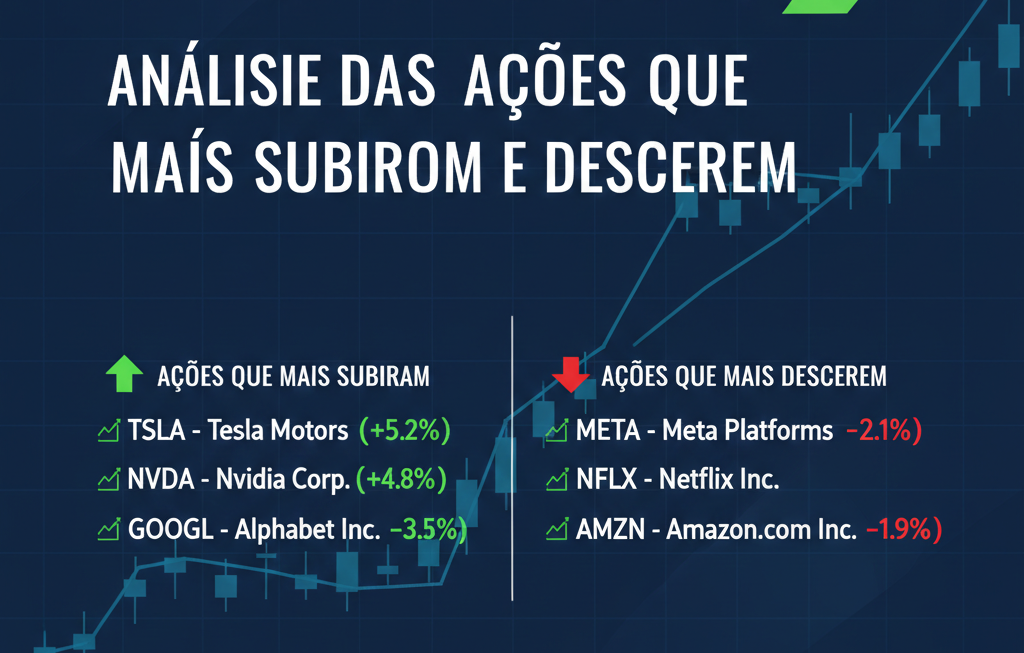 Dólar em Alta: Análise das Ações que Mais Subiram e Desceram