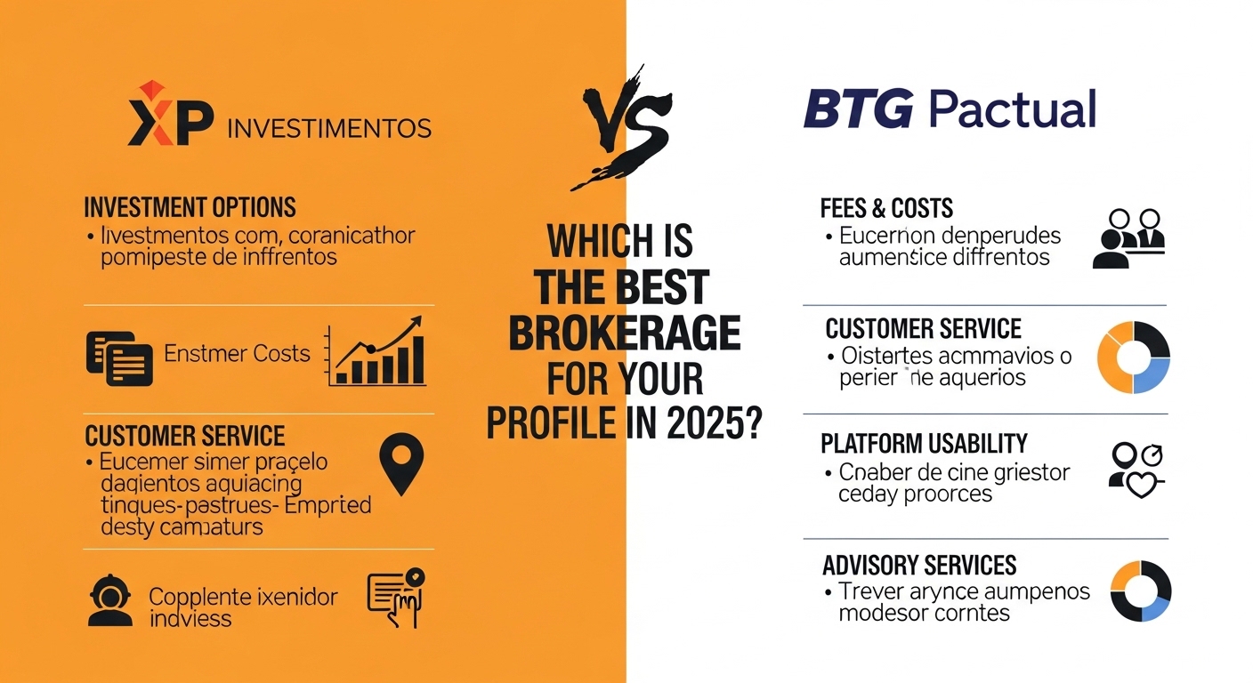 Comparativo entre XP Investimentos e BTG Pactual: Qual a melhor corretora para 2025?