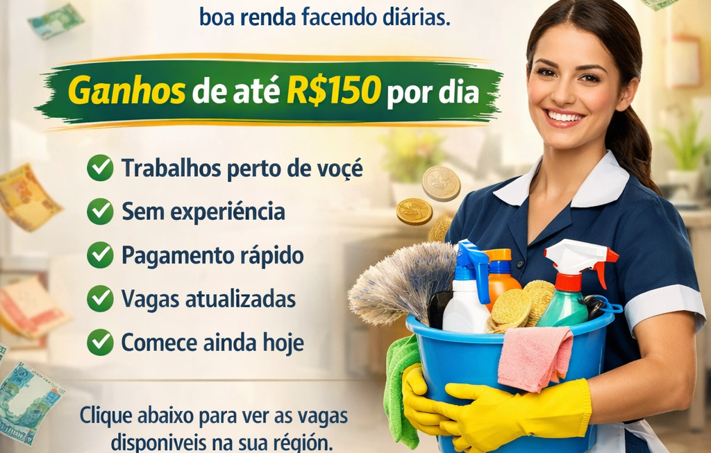 Vagas de Diarista: Candidate-se e Comece a Trabalhar Agora