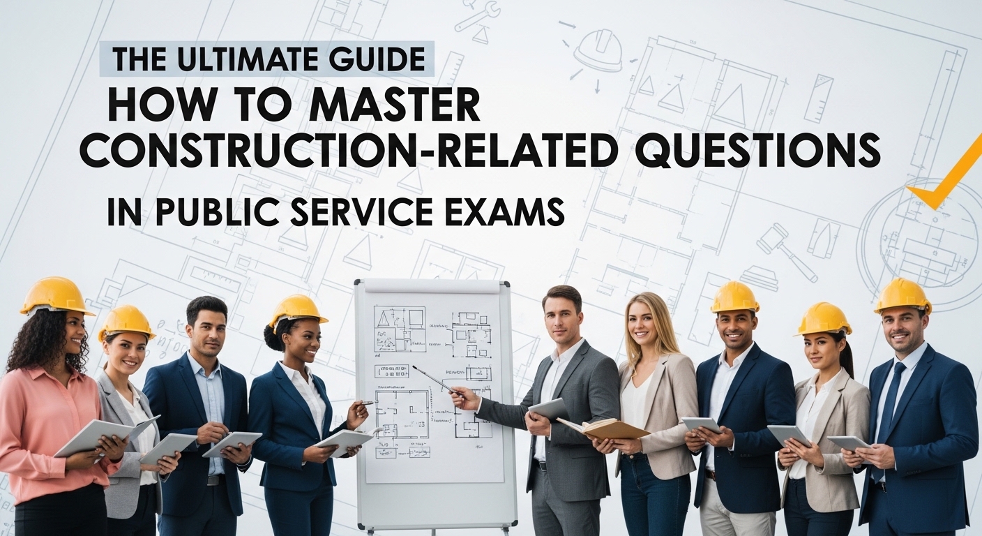 Grupo de profissionais da construção civil sorrindo, usando capacetes de segurança e tablets, com um quadro branco ao fundo mostrando um projeto arquitetônico.